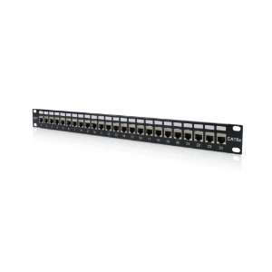  24PORT CAT6A Patch Panel Shielded Rackmount Loaded 568A 