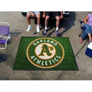 Exclusive By FANMATS MLB   Oakland Athletics Tailgater Rug  