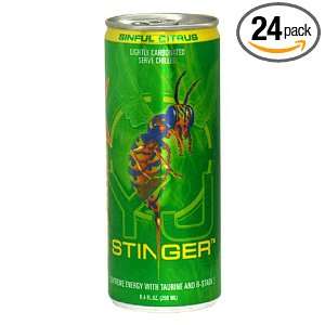  Stacker 2 YJ Stinger Extreme Energy Drink, Sinful Citrus 