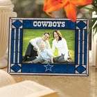 The Memory Company Dallas Cowboys Art Glass Horizontal Picture Frame