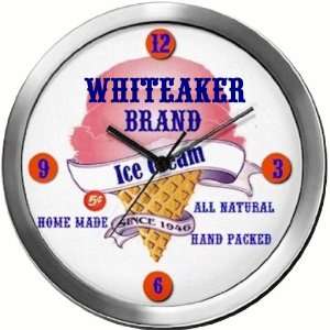  WHITEAKER 14 Inch Ice Cream Metal Clock Quartz Movement 