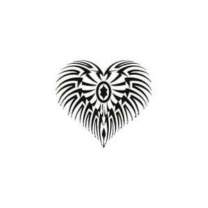  Tribal Heart 3 Glow N Dark Temporary Tattoo 3x3 Beauty