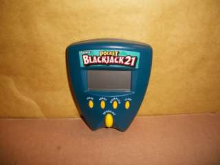   GAME POCKET BLACKJACK 21 RADICA 1999 TRAVEL SIZE CASINO GAME  