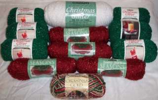   Skeins Caron Christmas Glitter Simply Soft Seasons Sparkle Yarn  