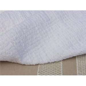  Ruched Organic Cotton Coverlet