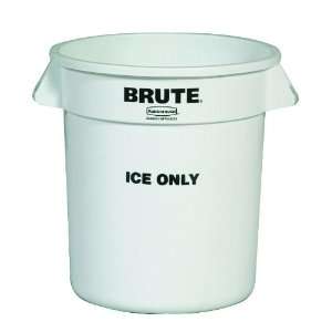 Brute 9F86 WHI 10 Gallon White Linear Low Density Polyethylene Ice 
