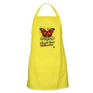    Apron Lemon Count Your Blessings Butterfly 