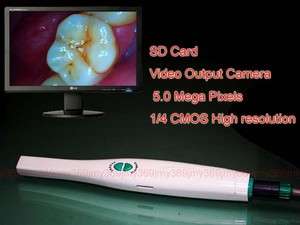 LED 5M MEGA PIXELS IntraOral camera Dental SD card AV VIDEO 