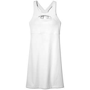 ATHLETA WOMENS IMPACT BRA CUP WHITE DRESS $69.00 S  