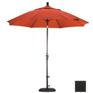   Market Umbrella Collar Tilt   Bronze Sunbrella Black