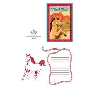  Horse Thank You Cards (8 count) 