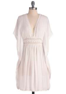 White Boho Dress  Modcloth