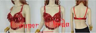 Belly Dance Costume Top bra Size 32 34B/C 6 colour Red  