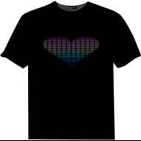 Sound Activated LED T Shirt Multiple Styles  