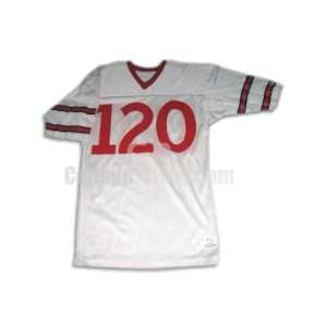 White No. 120 Team Issued Cornell Football Jersey (SIZE L)  