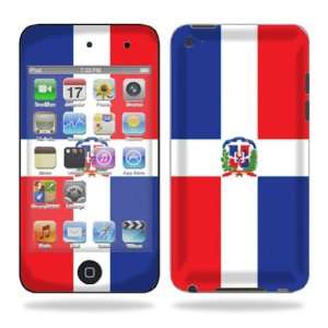   Decal for iPod Touch 4G 4th Generation   Dominican flag Electronics