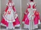 hotpink PVC sissy Maid Dress Uniform CK905 Tailor mad​e