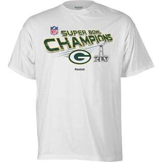 Reebok Green Bay Packers Super Bowl XLV Champions Trophy Collection T 