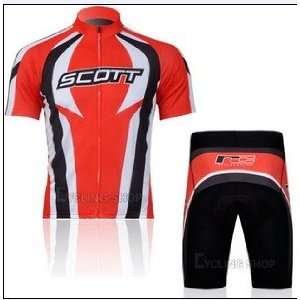 the hot new model Red SCOTT Set short sleeved jersey tenacious of life 