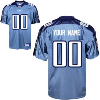 Reebok Tennessee Titans Customized Authentic Team Color Jersey (58 60 