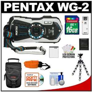 Pentax Optio WG 2 Shock & Waterproof GPS Digital Camera (Gloss White 