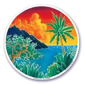    Mandala Arts Hawaiian Sunrise Window Sticker Decal 