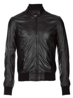 Black Leather Jacket   Francis Ferent   farfetch 