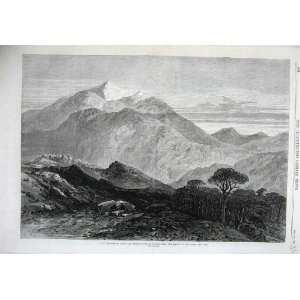  1870 Fine Art Mount Pentelicus Marathon Greek Brigands 