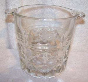 CHIVAS REGAL 12 Ice Bucket holder Waffle Clear Glass Bar Drink 