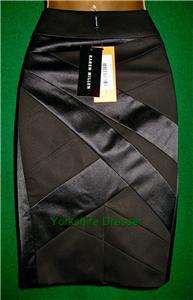   Black Signature Colourblock Pencil Skirt  Uk 6 8 10 12 14 16  