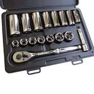 Grip Tite 17 pc. Super Sockets Rounded Bolt Remover, SAE 