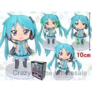  miku anime action figure used by resin shippng by air mail 