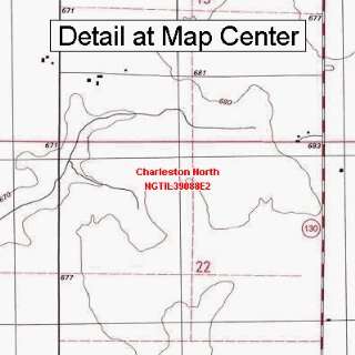  USGS Topographic Quadrangle Map   Charleston North 