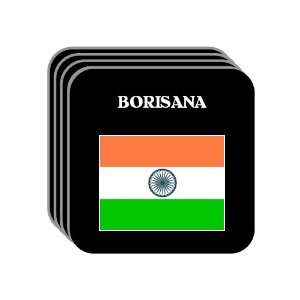    India   BORISANA Set of 4 Mini Mousepad Coasters 