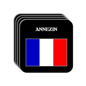  France   ANNEZIN Set of 4 Mini Mousepad Coasters 