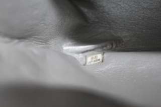 Chanel 255 Reissue 277 Jumbo Maxi Metallic Silver Leather Shoulder Bag 