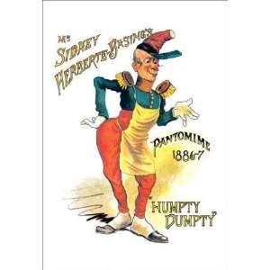   Herberte Basings Humpty Dumpty Pantomime 20x30 poster