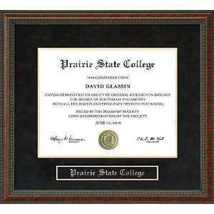  Prairie State College Diploma Frame