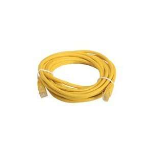 15ft Yellow Cat6 Molded Ethernet Network Patch Cable   Gigabit Tested 