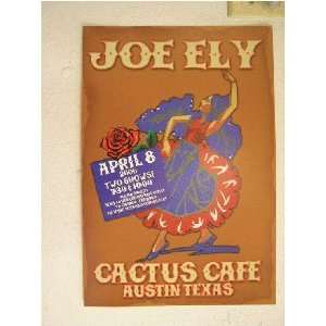 Joe Ely Cactus Cafe Salsa Dancer Poster Handbill