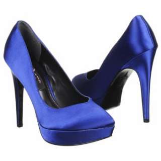 Womens Nina Rinalda Electra Blue Satin Shoes 