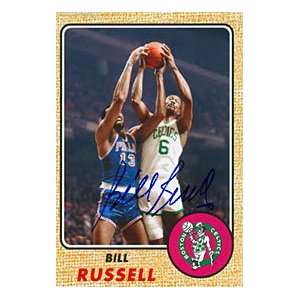  Bill Russell Autographed / Signed Topps BR68 Card 