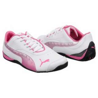 Athletics Puma Kids Drift Cat III Diamond Fa White/Pink/Black Shoes 