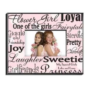 Wedding Favors Personalized Flower Girl Polka Dots on Pink 