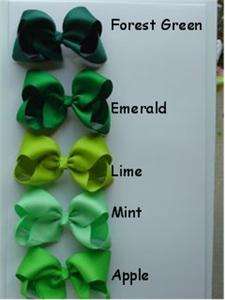 lot of 5 Large Boutique style bows ONLY $2.50ea 4.5  