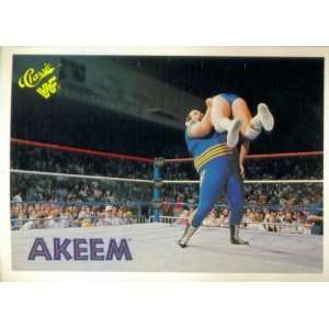 1990 Classic WWF Wrestling Card #78  Akeem  Sports 