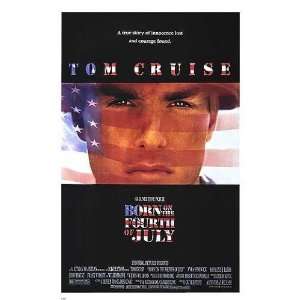 Born on the Fourth of July (Face W Flag) Movie Poster Print   27 X 38 