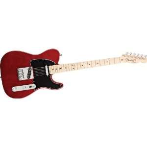  Fender American Deluxe Telecaster Ash Electric Guitar Wine 