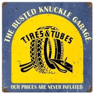  Tire Shop Automotive Vintage Metal Sign   Victory Vintage 