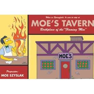 Simpsons Moe s Tavern Sticker S SIM 0113